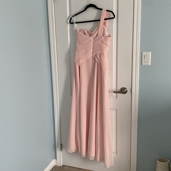 David’s Bridal One Shoulder Dress - Picture 3 of 5
